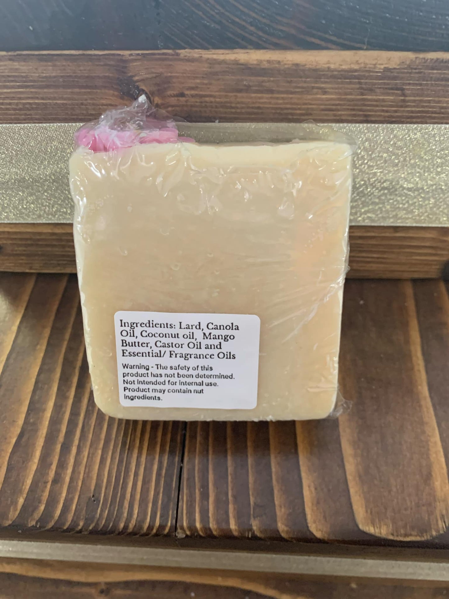 Chamomile & Sandalwood: “A serene blend of soothing chamomile and warm sandalwood, crafted to calm the mind and comfort the skin.